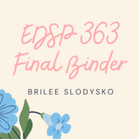 EDSP 363 Community Resource Binder
