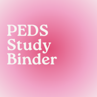 PEDS study binder
