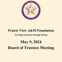 May 9, 2024, Board of Trustees Meeting