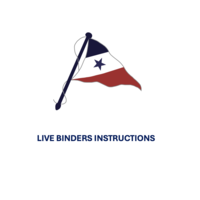 LIVE BINDERS INSTRUCTIONS