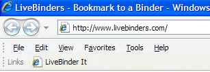 Bookmarklet in IE