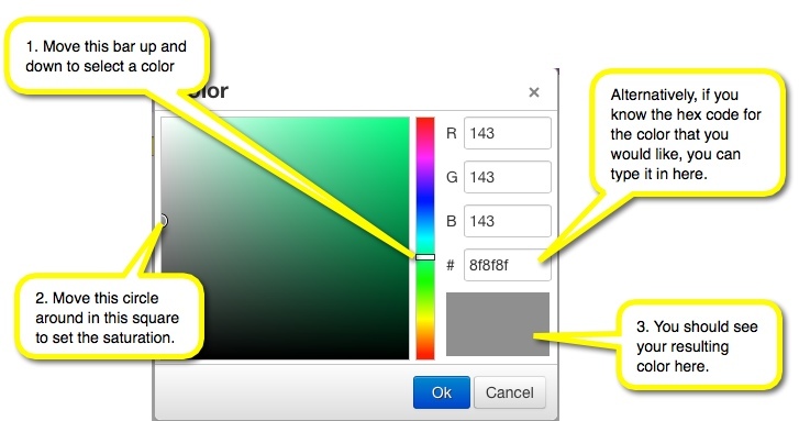 color selector