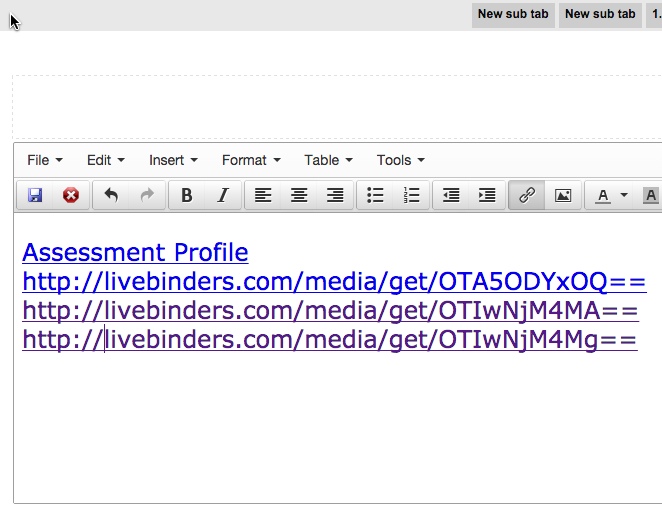 Uploading files as links