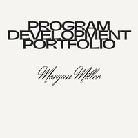 Morgan Miller's Program Development Credential Portfolio