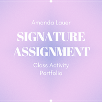 Signature Assignment Portfolio
