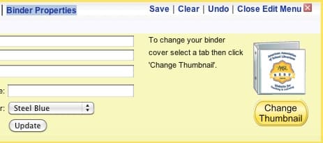 Create a Binder Cover from an Uploaded Image